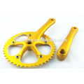 Advanced single speed fixed gear bicycle crank 46T crankset cycle multicolor